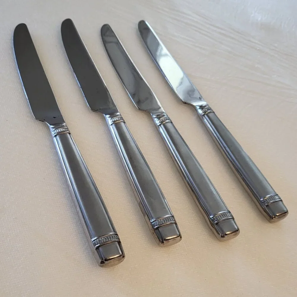 Reed & Barton DURHAM MATTE 18/8 Handle Flatware Butter Knives Stainless